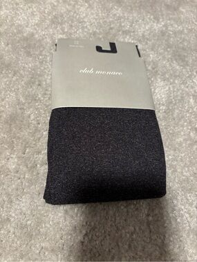 Club Monaco Dark Gray Opaque Stockings